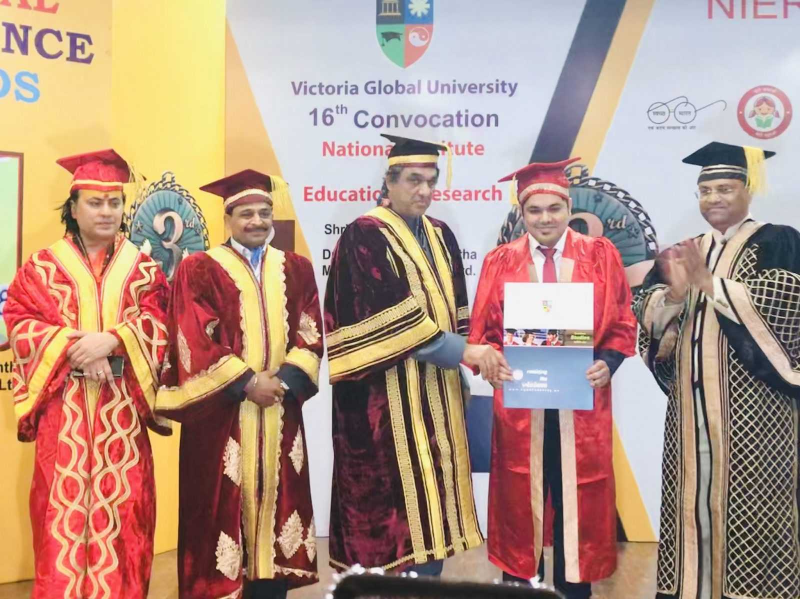 India’s 1st Doctorate in Digital Marketing conferred to Mr. Raj Padhiyar by Victoria Global University, USA