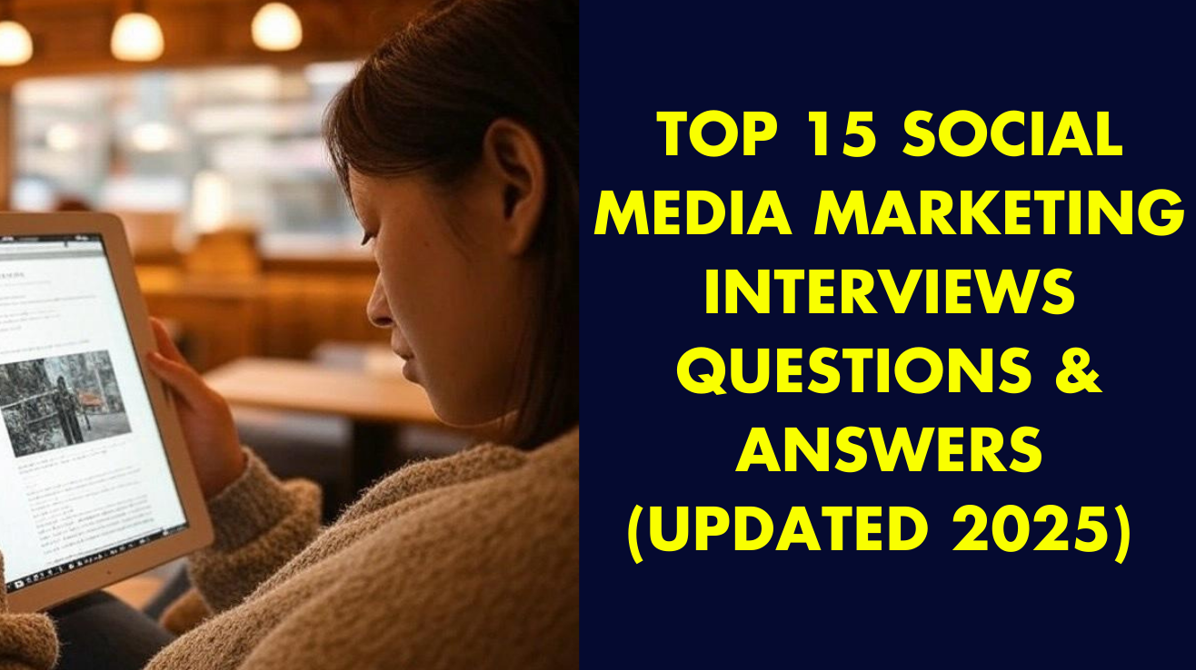 Top 15 Social Media Marketing Interviews Questions & Answers (Updated 2025)