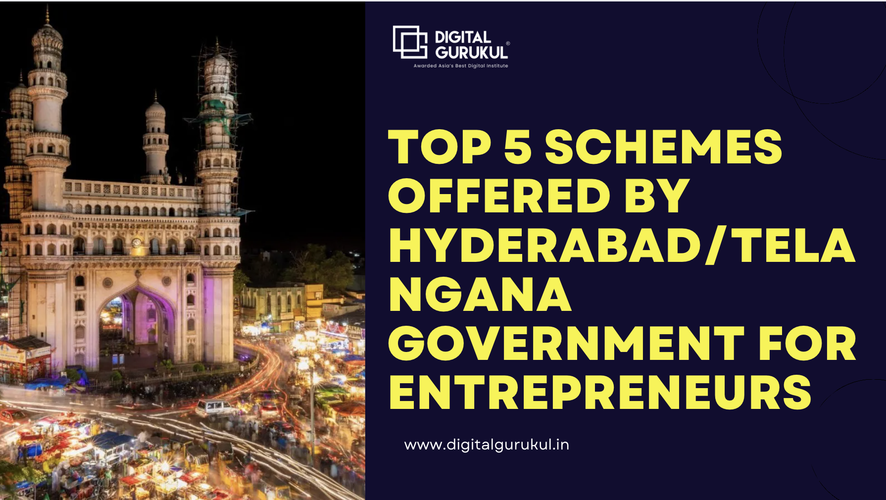 Top 5 schemes/programs offered by Hyderabad/Telangana government for entrepreneurs