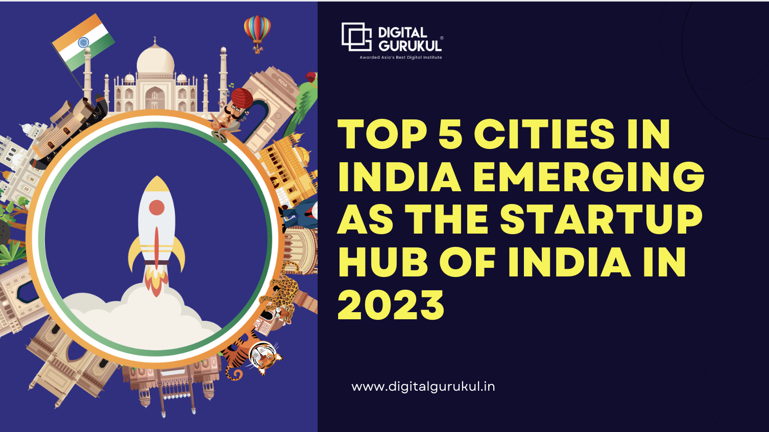 Top 5 cities in India emerging as the startup hub of India in 2023